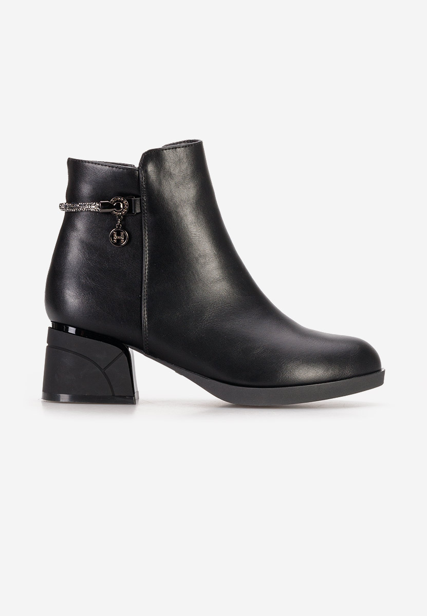 Botine elegante Lumisphera negre