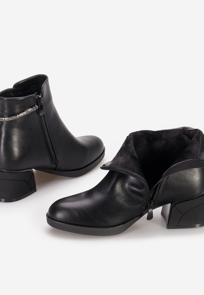 Botine elegante Lumisphera negre