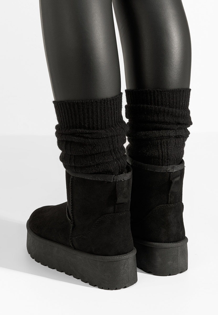 Cizme tip ugg Zadra V2 negre