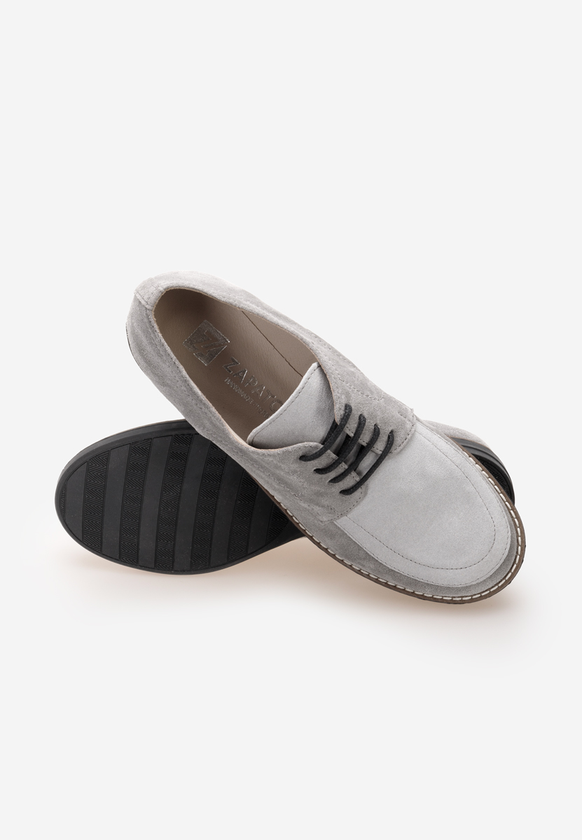 Pantofi derby piele Radiant V2 gri