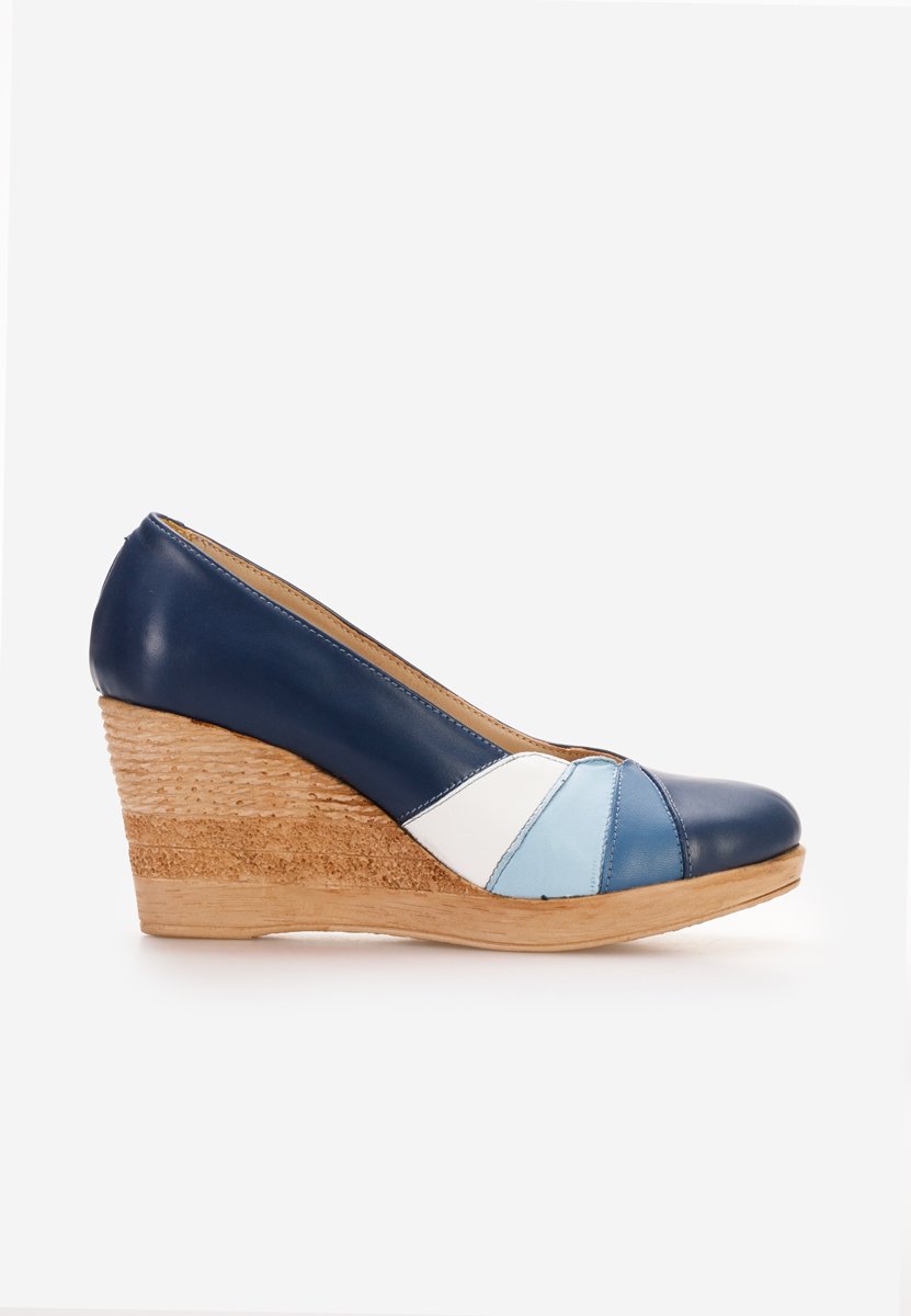Pantofi cu platforma Iryela navy
