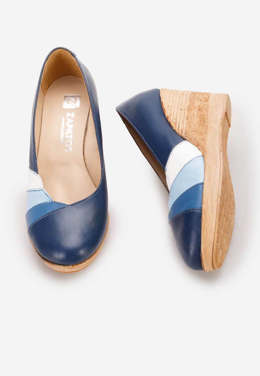 Pantofi cu platforma Iryela navy