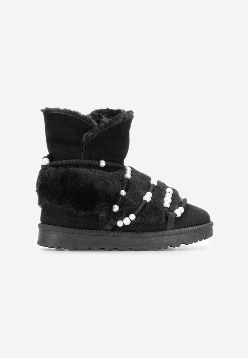 Cizme tip ugg Belvia negre