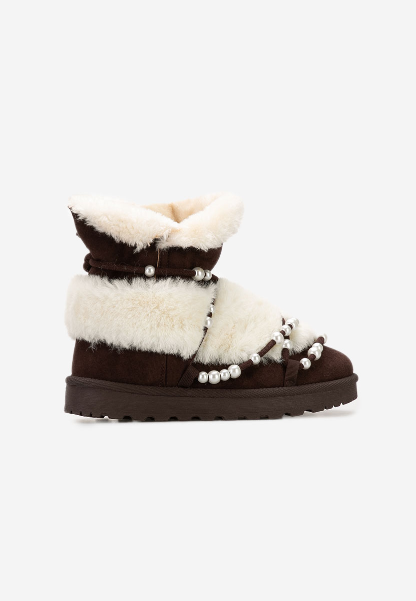 Cizme tip ugg Belvia maro