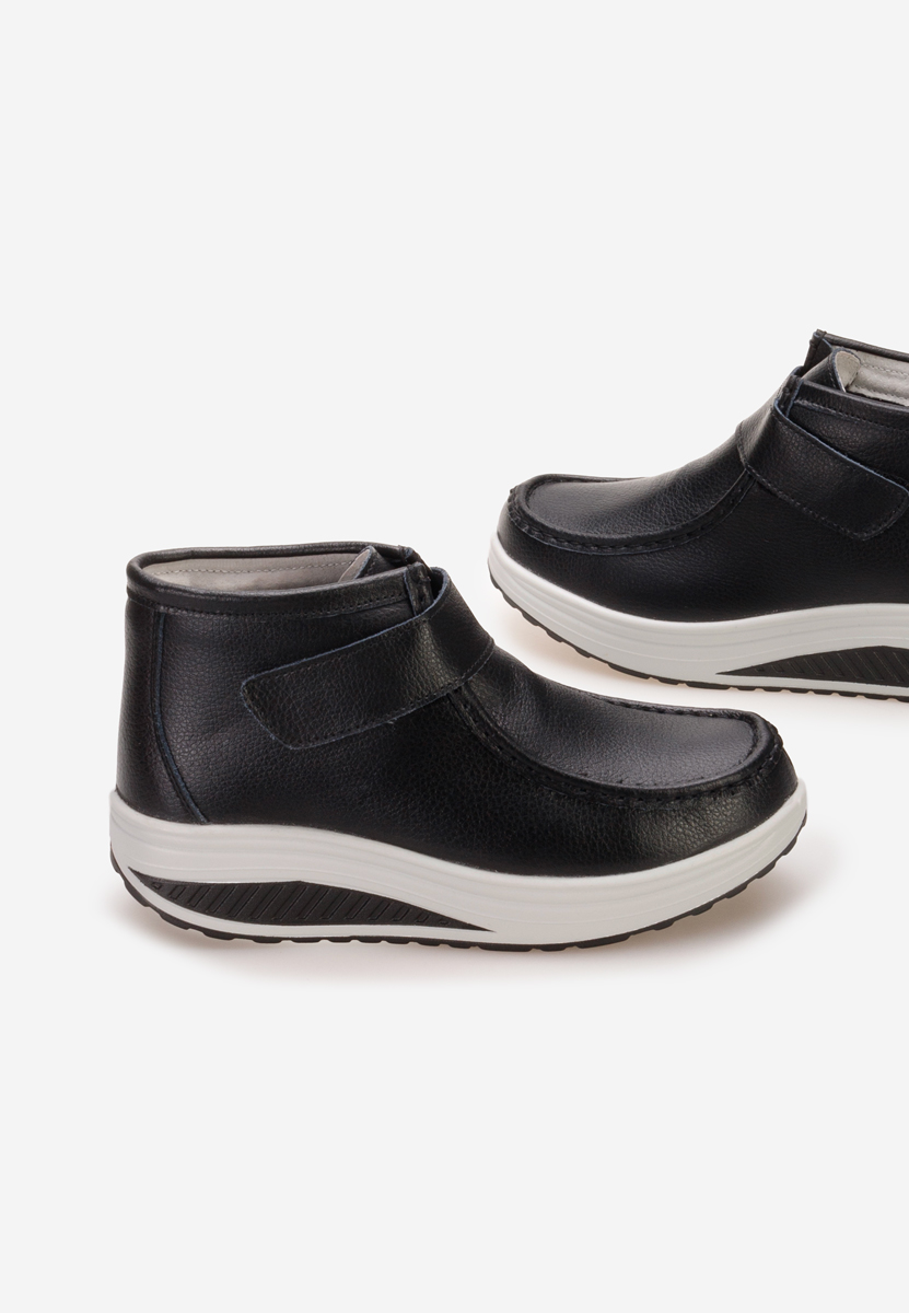 Ghete dama piele Valara negre