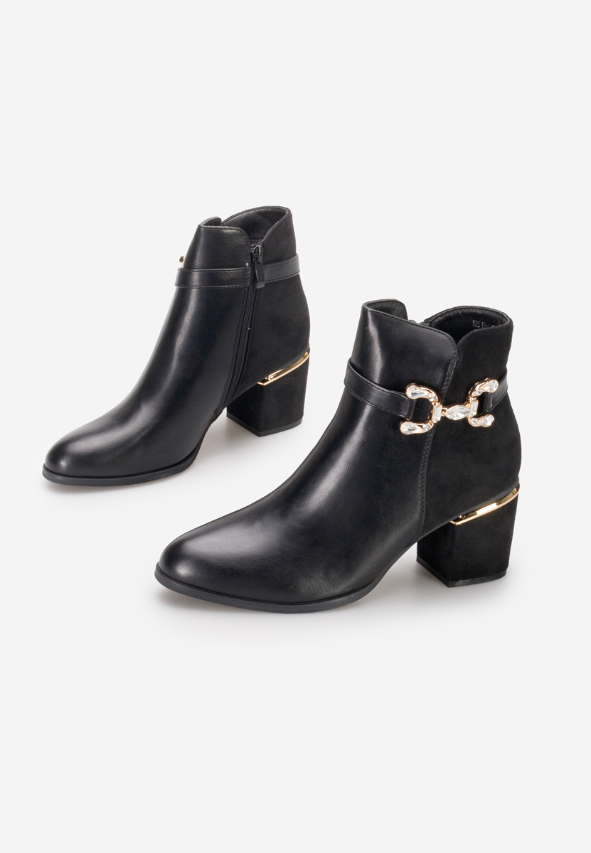 Botine dama elegante Safa negre