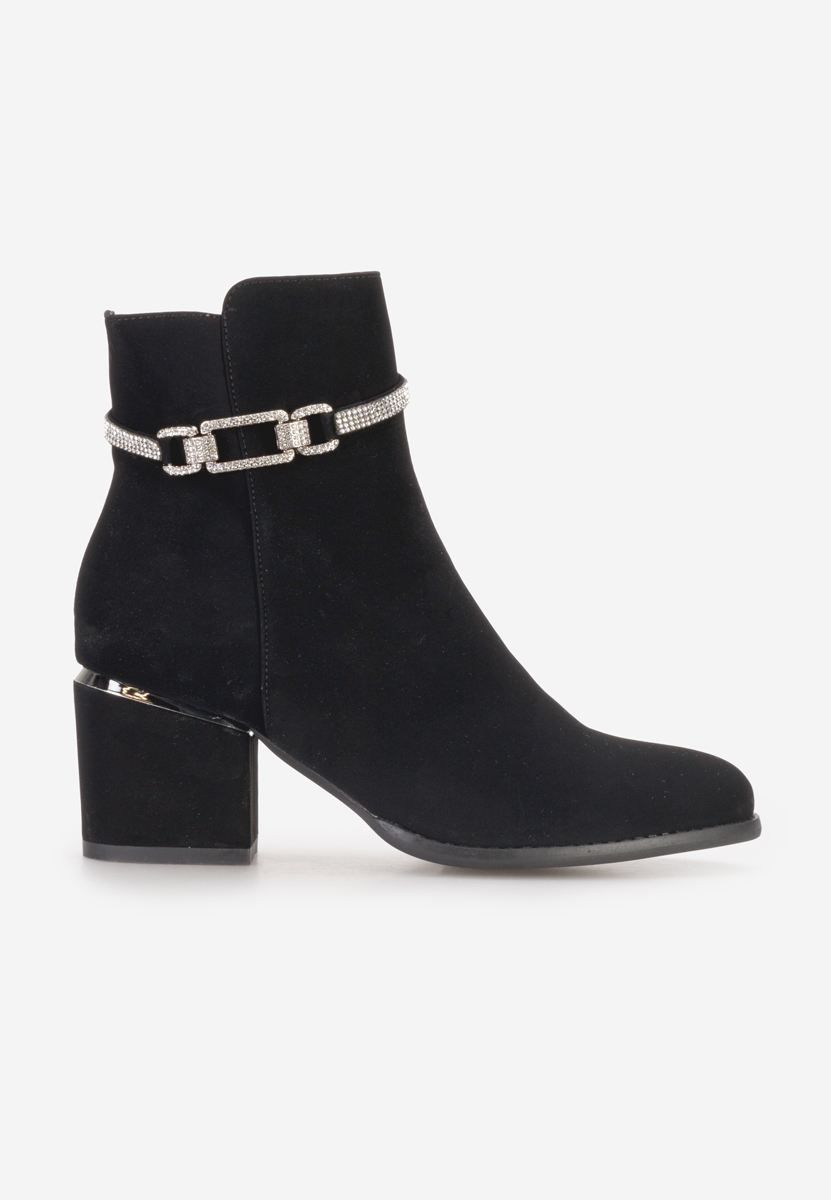 Botine elegante Charisa negre