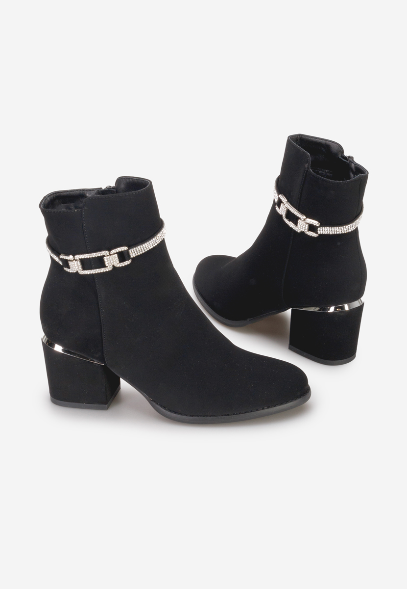 Botine elegante Charisa negre