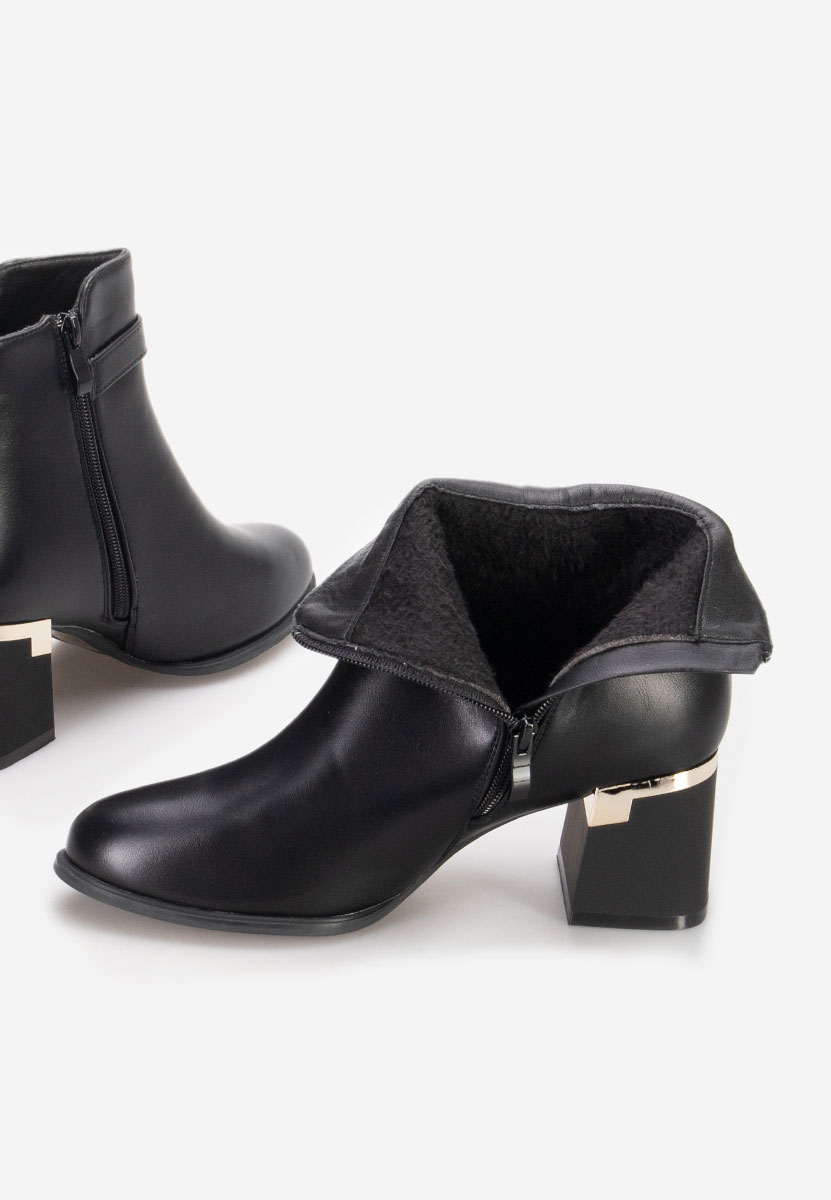 Botine elegante Margie negre