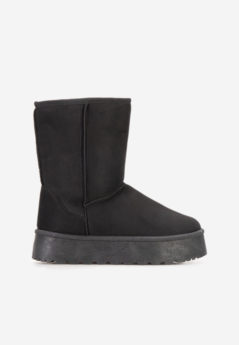 Cizme tip ugg Gattera negre