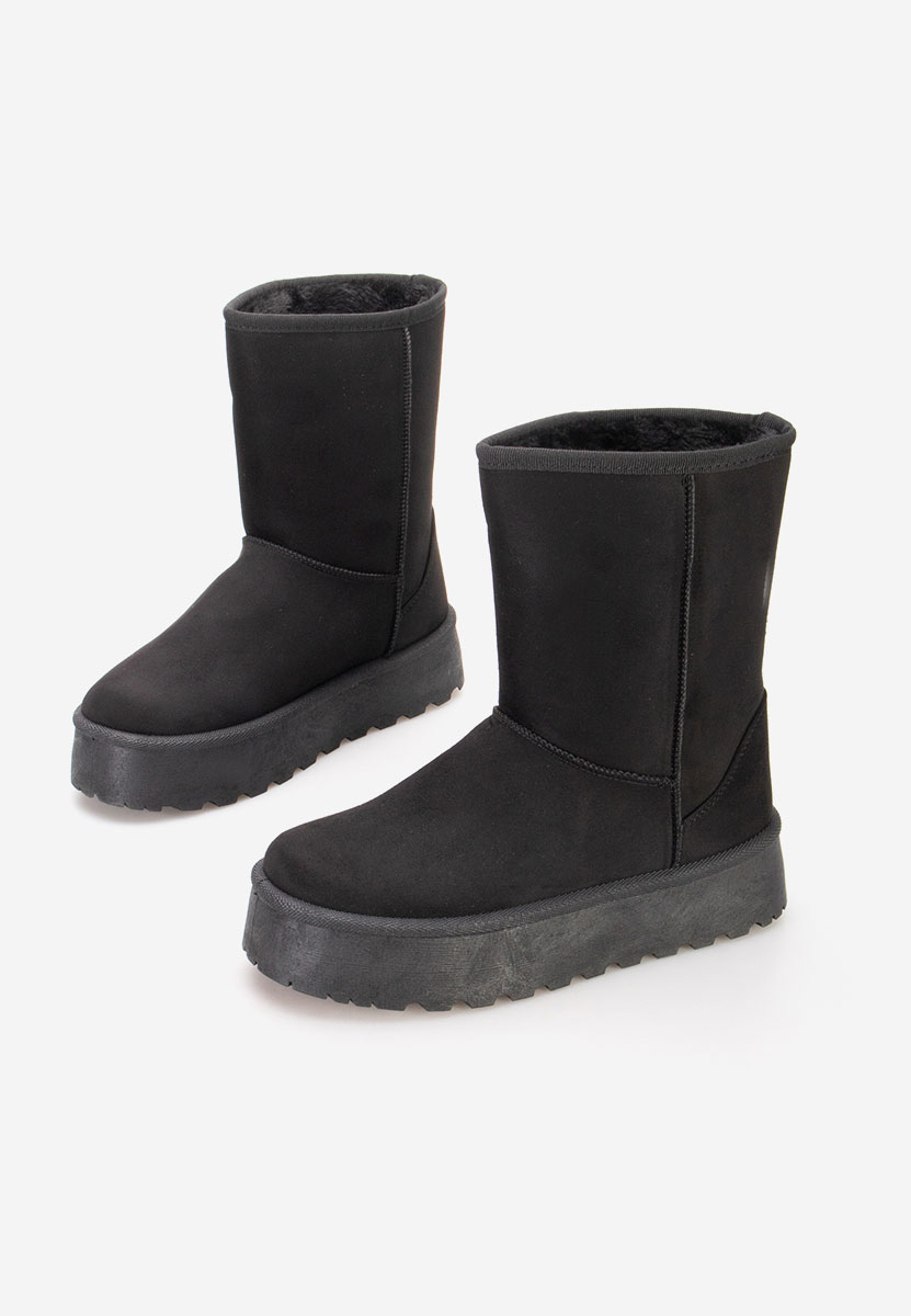 Cizme tip ugg Gattera negre