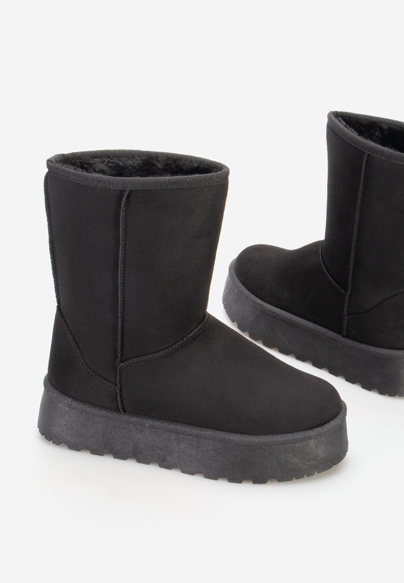 Cizme tip ugg Gattera negre