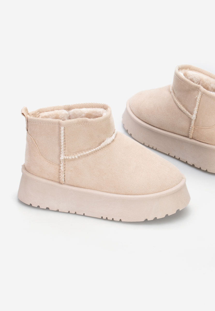 Cizme tip ugg Sarrisa bej