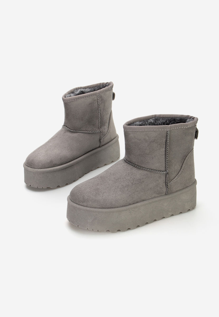 Cizme tip ugg Zadra V2 gri