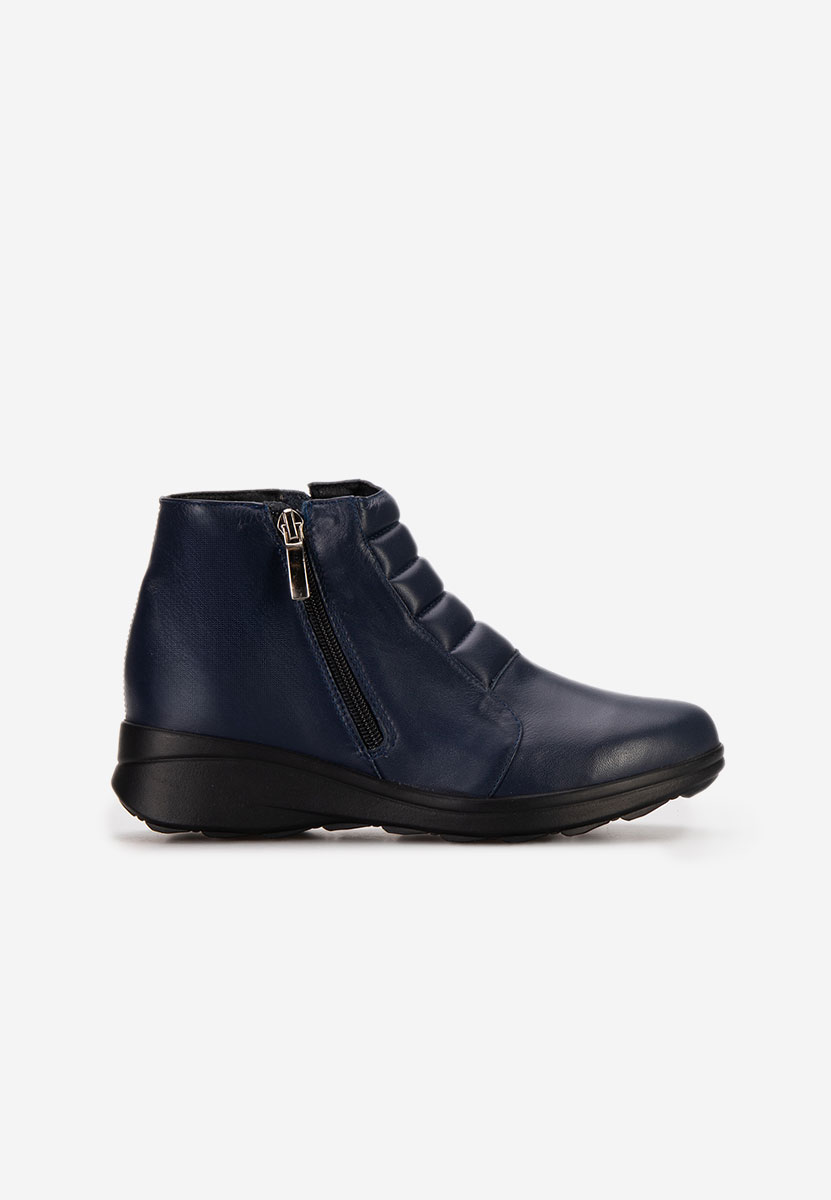 Ghete dama piele Soralia navy