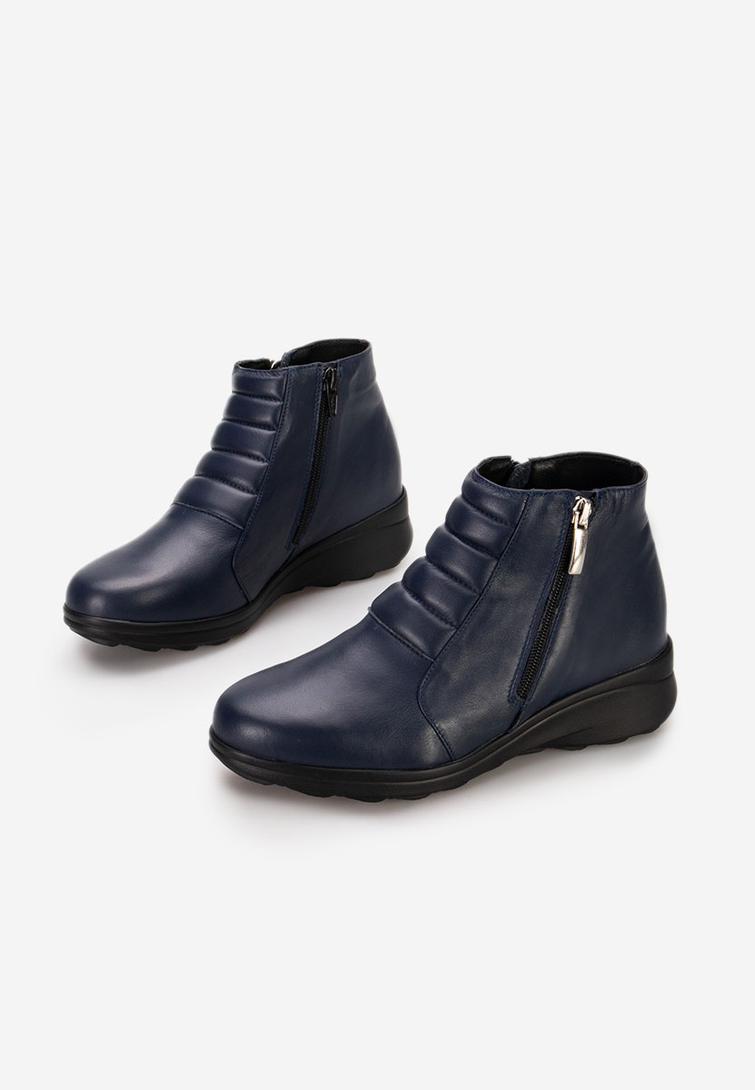 Ghete dama piele Soralia navy