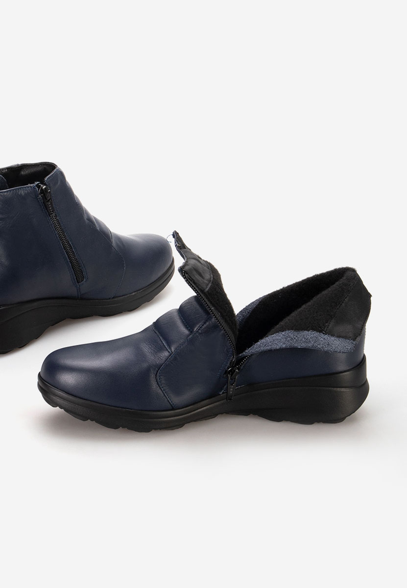 Ghete dama piele Soralia navy