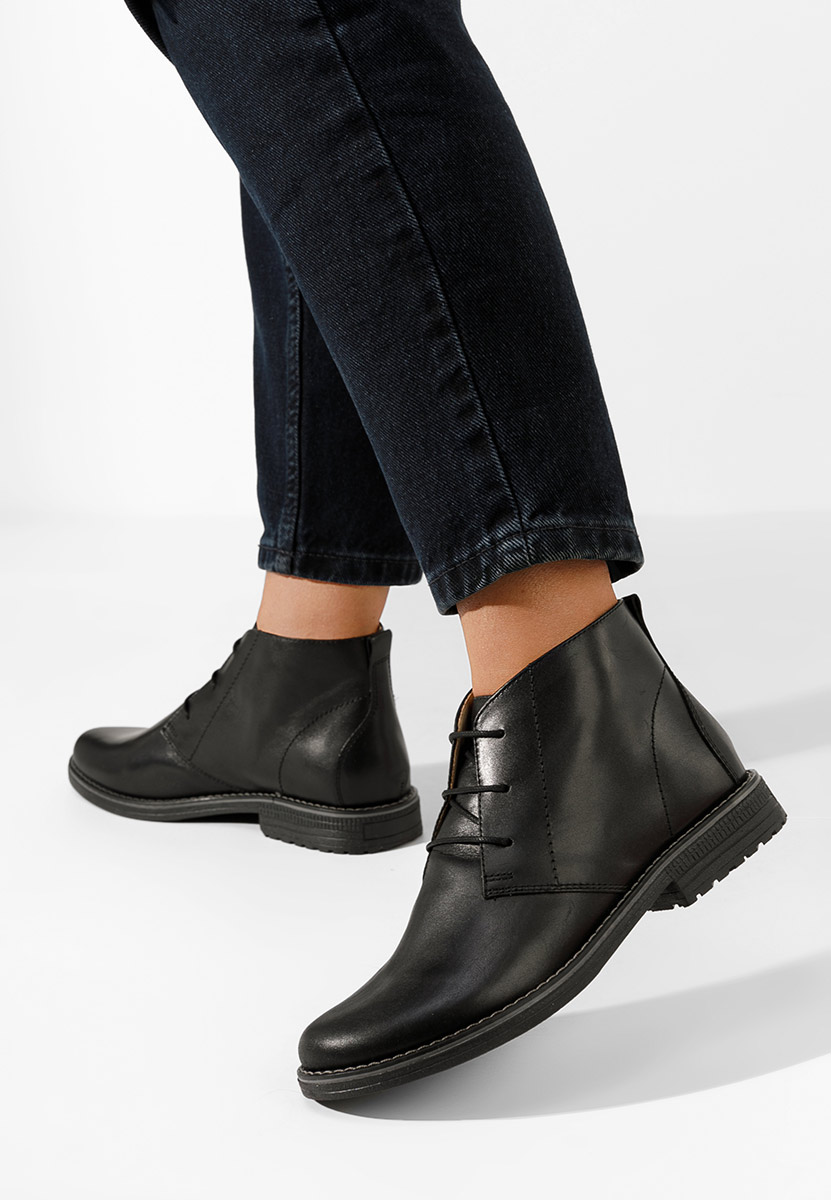 Ghete dama piele Kalisa V5 negre