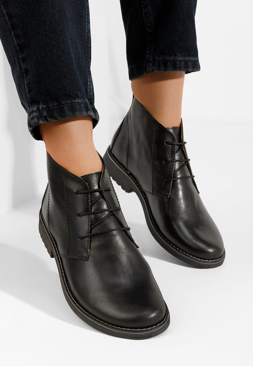 Ghete dama piele Kalisa V5 negre