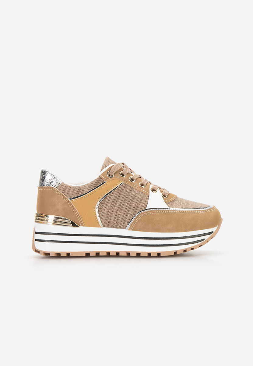 Sneakers cu platformă Jasena maro