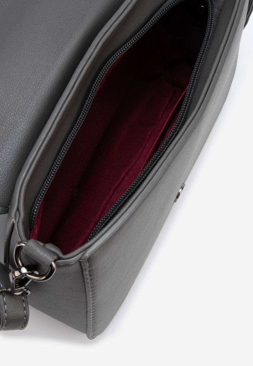 Geanta Crossbody Delvia gri