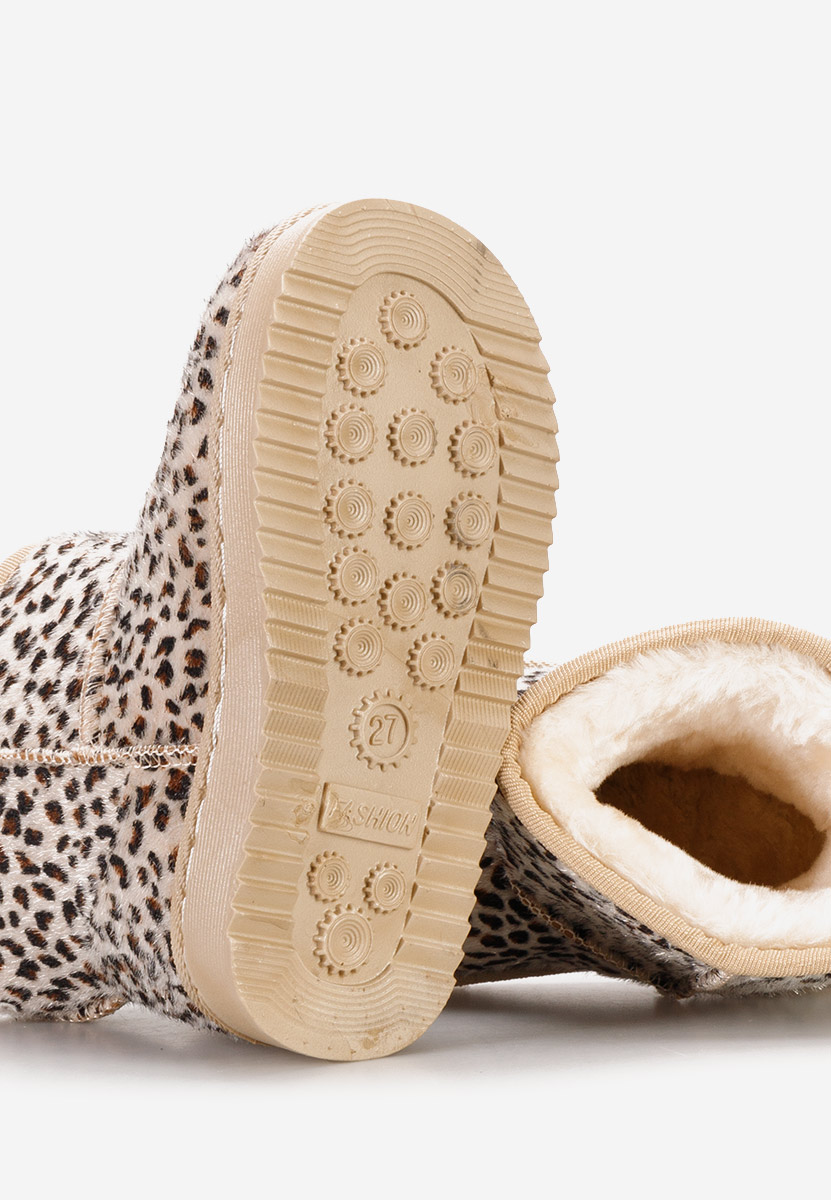 Cizme fete Charlotte B leopard