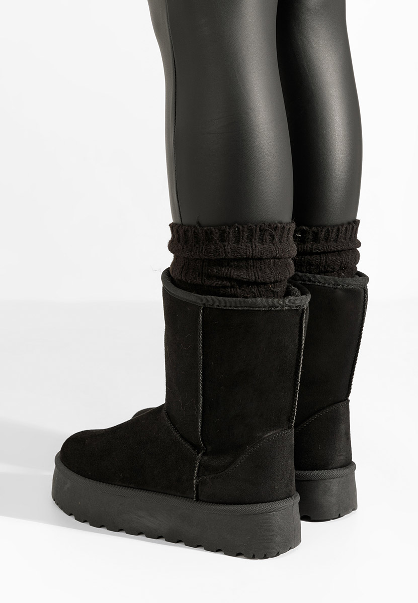 Cizme tip ugg Gattera V2 negre