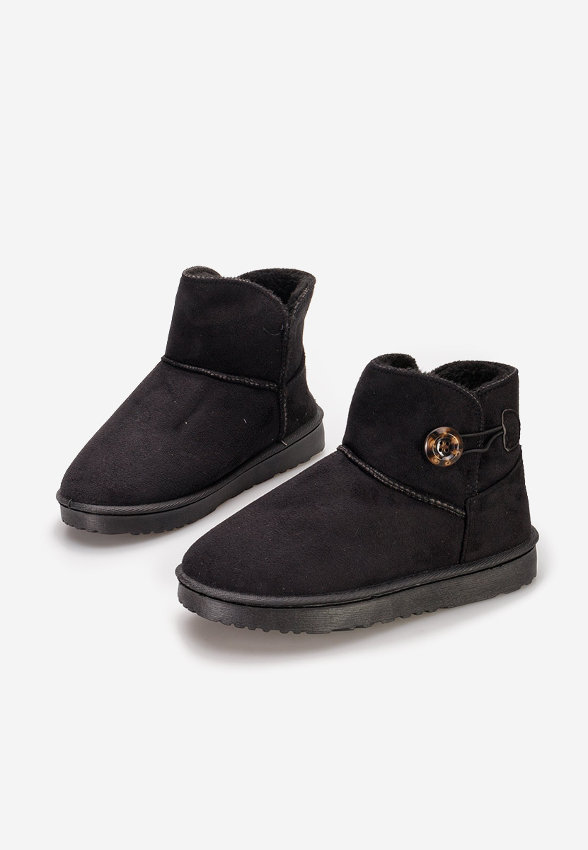 Cizme tip ugg Liberna negre