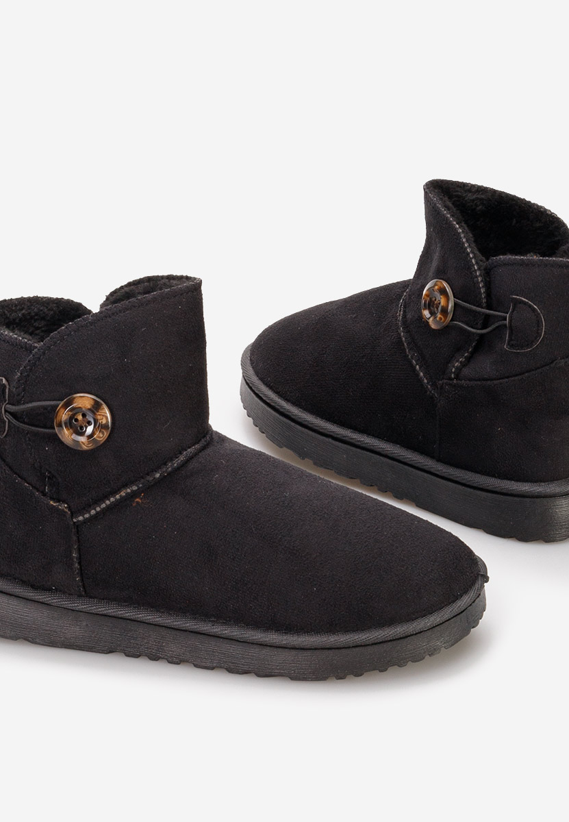 Cizme tip ugg Liberna negre