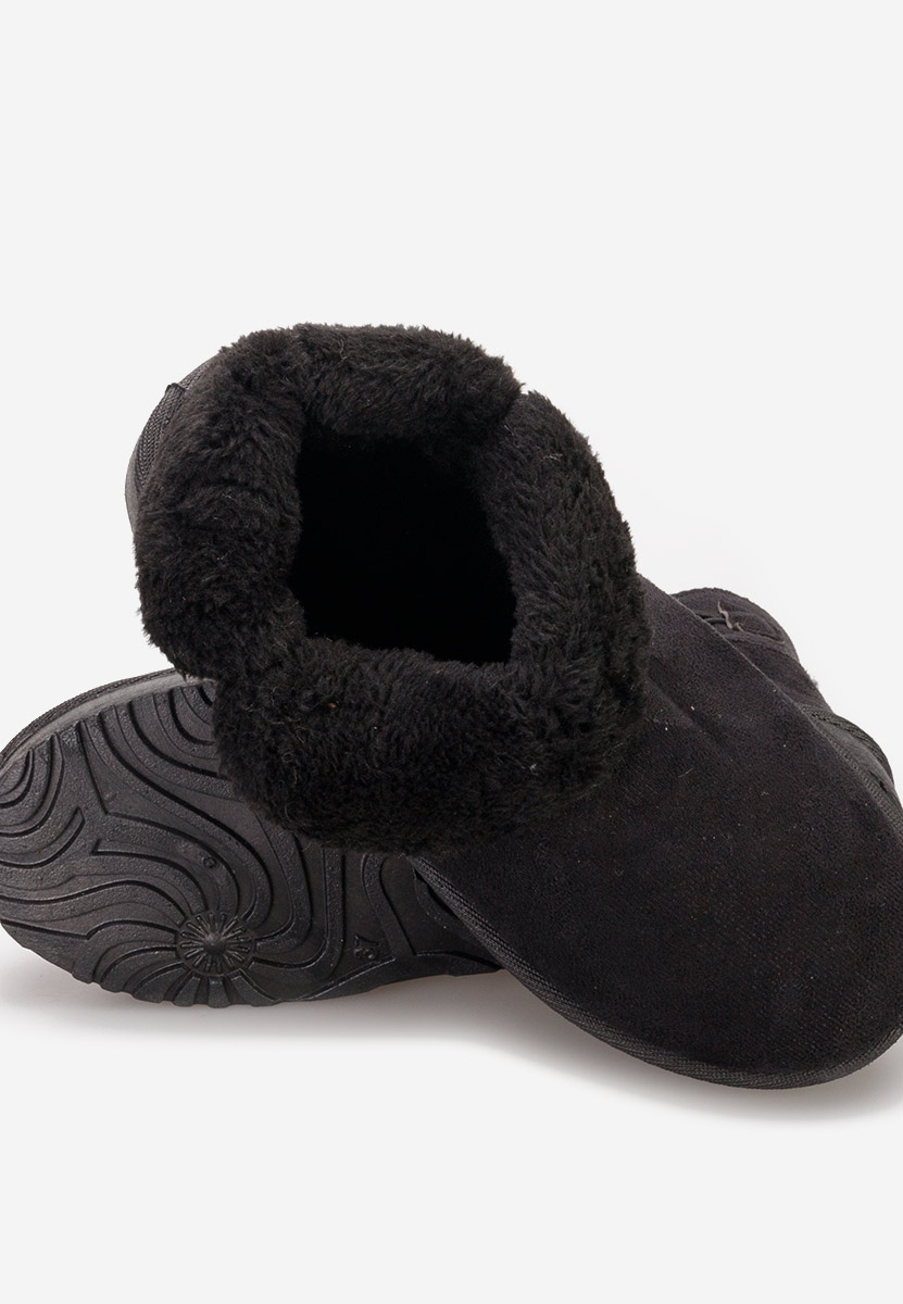 Cizme tip ugg Liberna negre