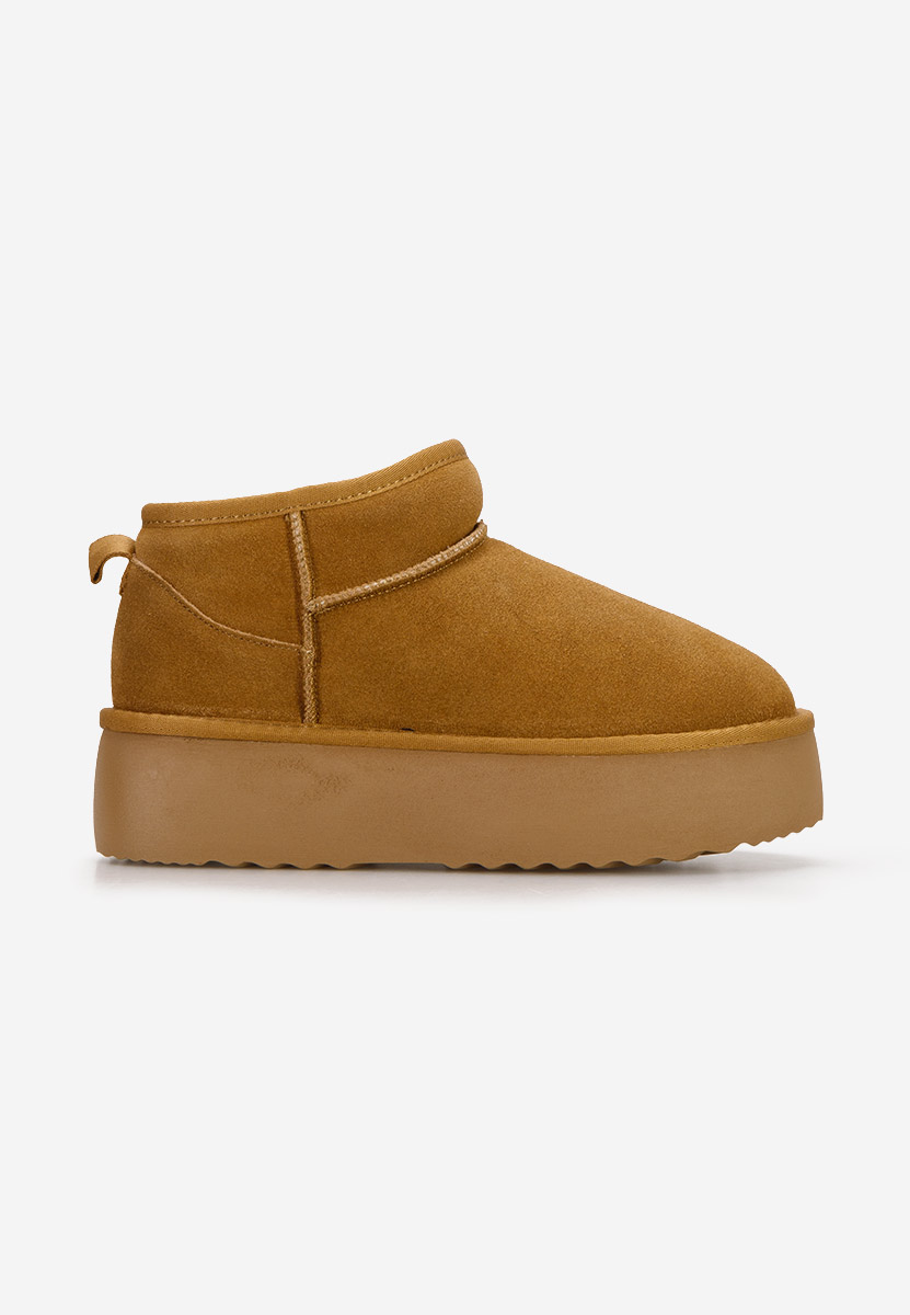 Cizme tip ugg cu platformă Nalya V2 camel