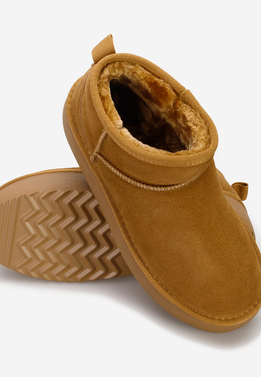 Cizme tip ugg cu platformă Nalya V2 camel