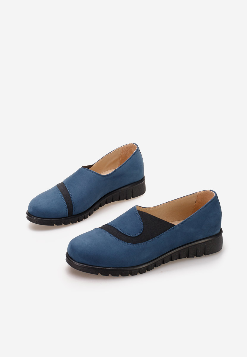 Pantofi casual dama piele Janora V2 navy