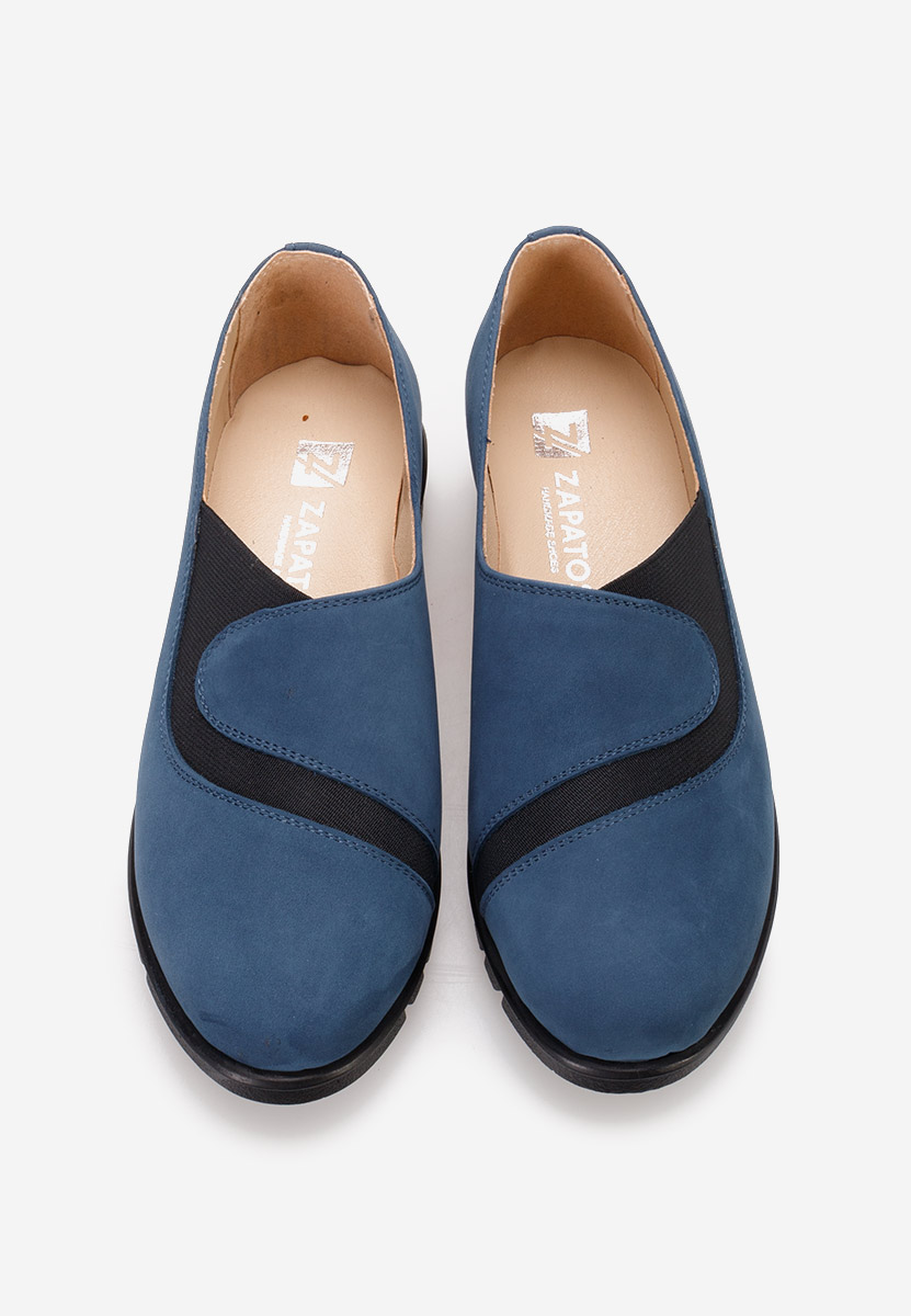 Pantofi casual dama piele Janora V2 navy