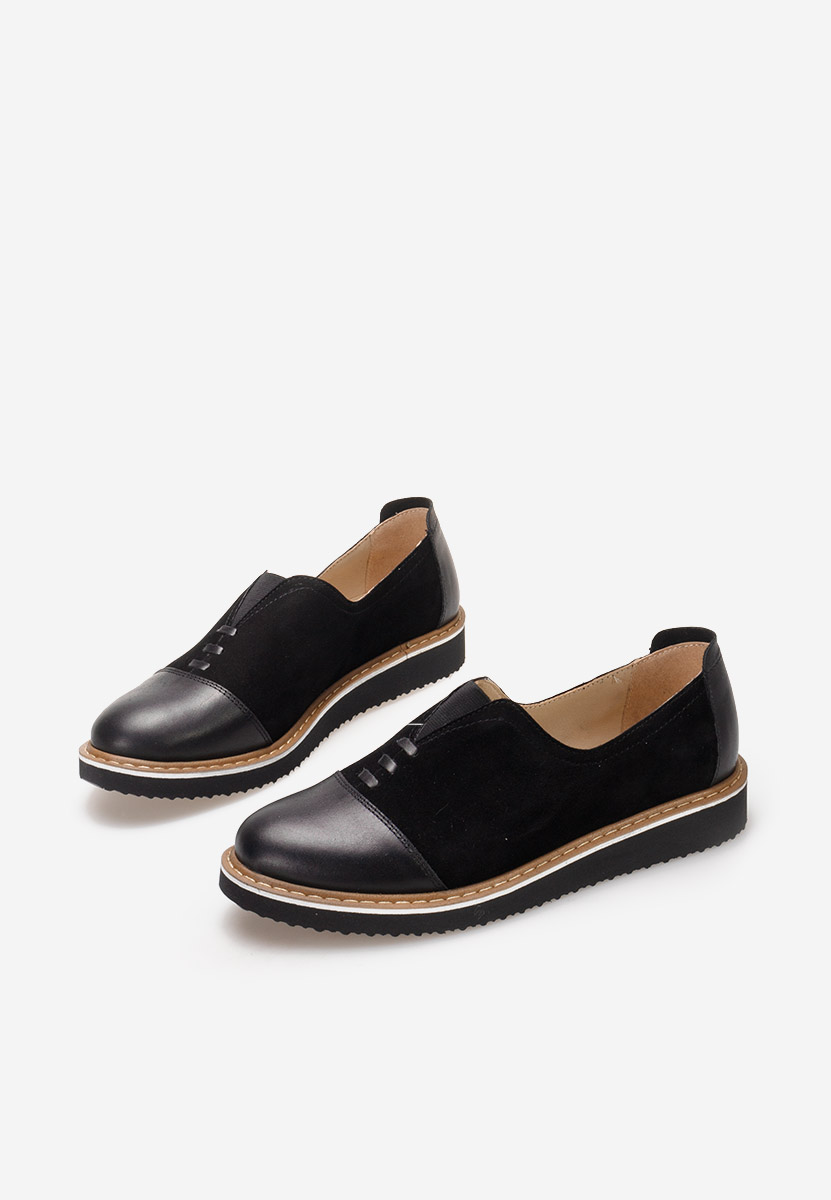 Pantofi casual dama piele Ariva V2 negri