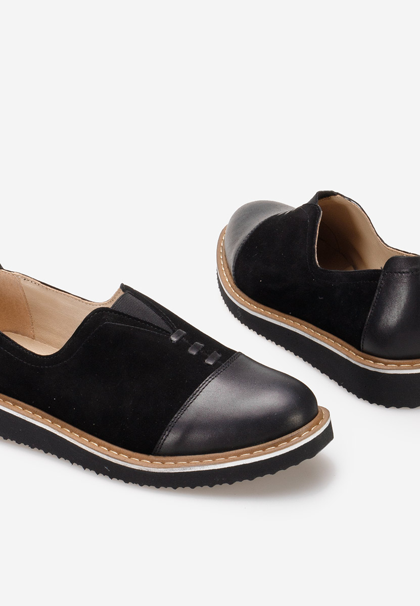Pantofi casual dama piele Ariva V2 negri