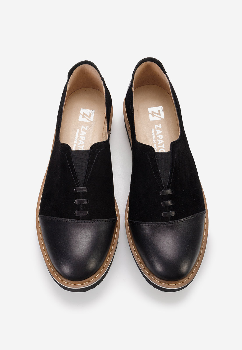 Pantofi casual dama piele Ariva V2 negri