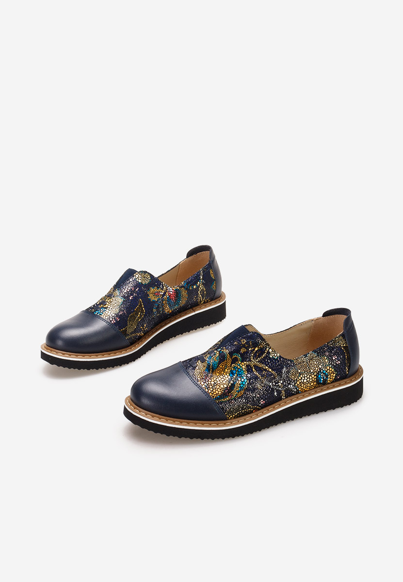 Pantofi casual dama piele Ariva V3 multicolori