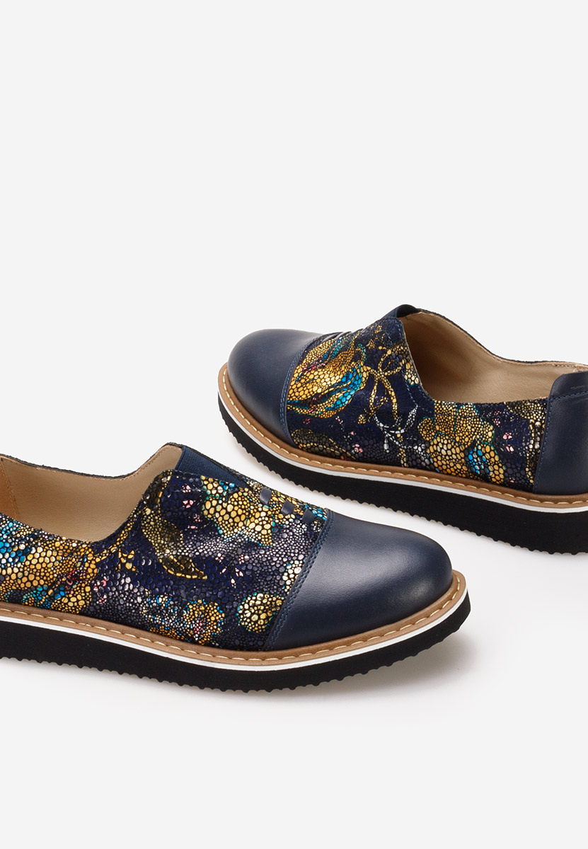 Pantofi casual dama piele Ariva V3 multicolori