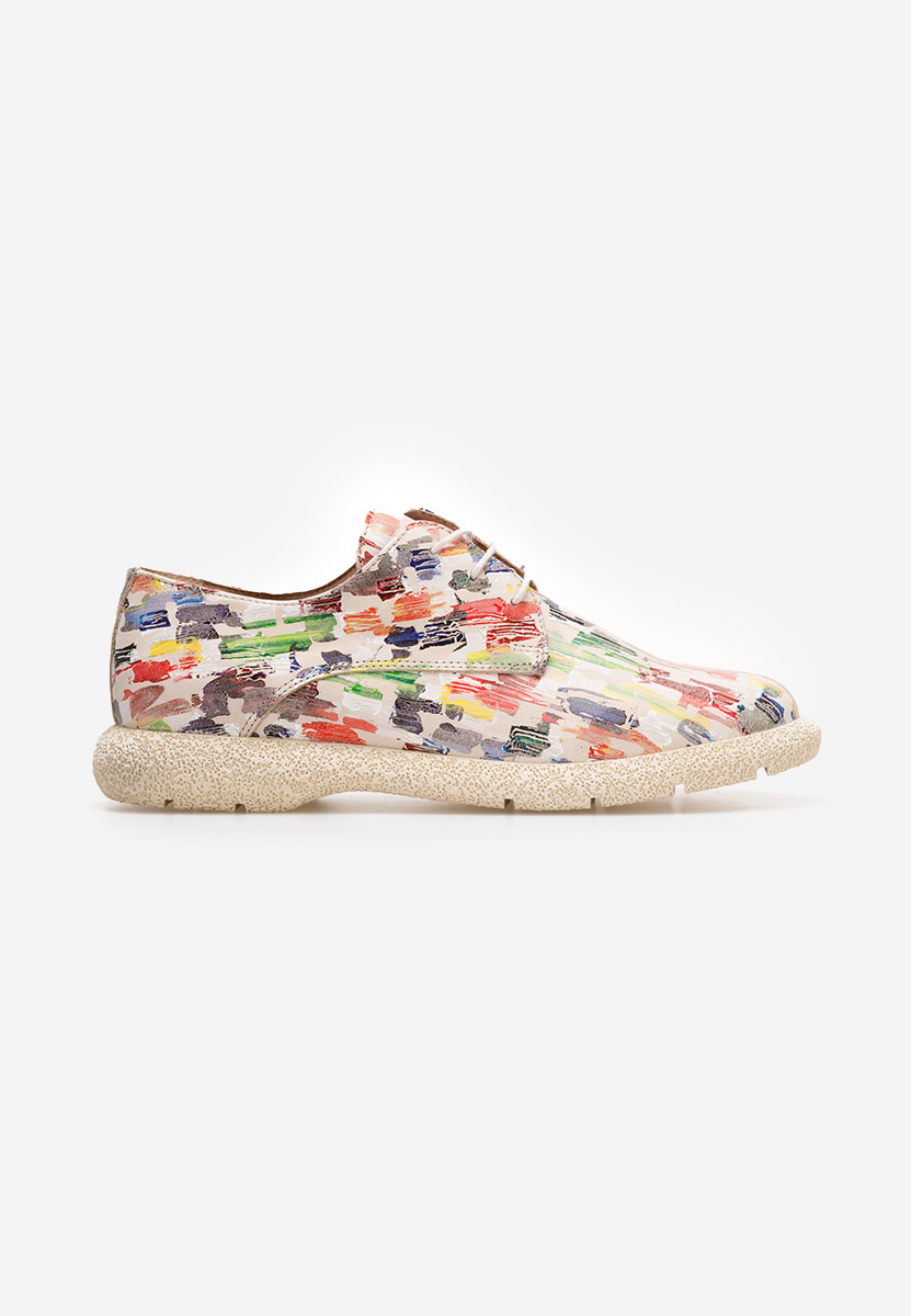 Pantofi casual dama piele Karysa V10 multicolori