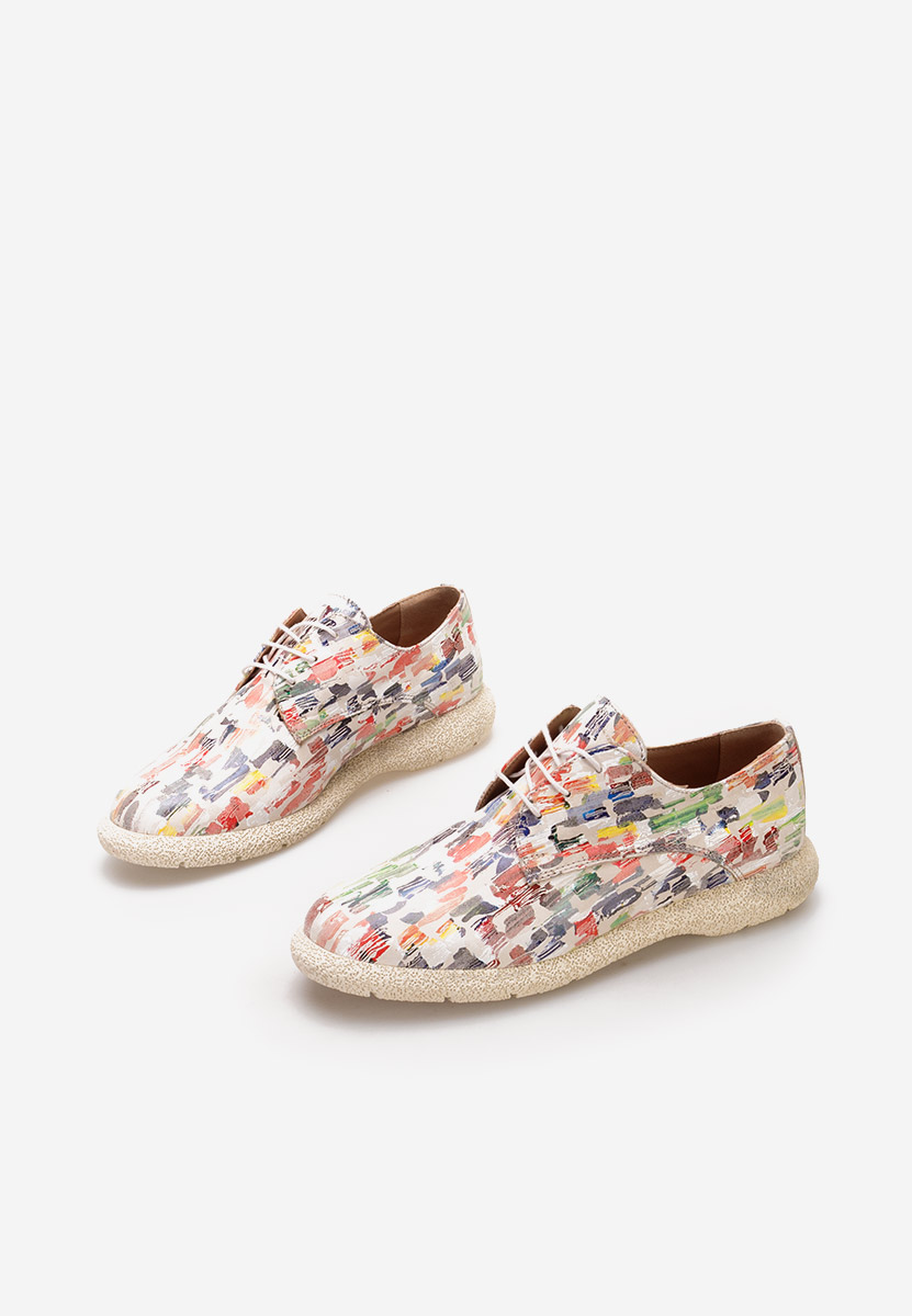 Pantofi casual dama piele Karysa V10 multicolori