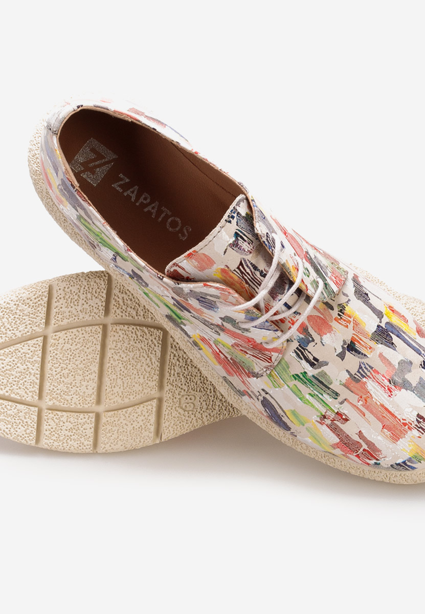 Pantofi casual dama piele Karysa V10 multicolori