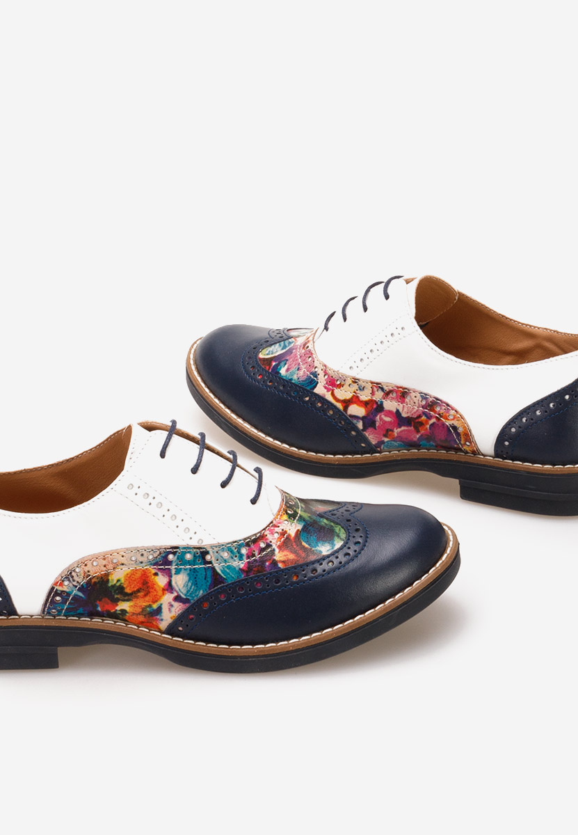 Pantofi dama brogue Emily V5 multicolori