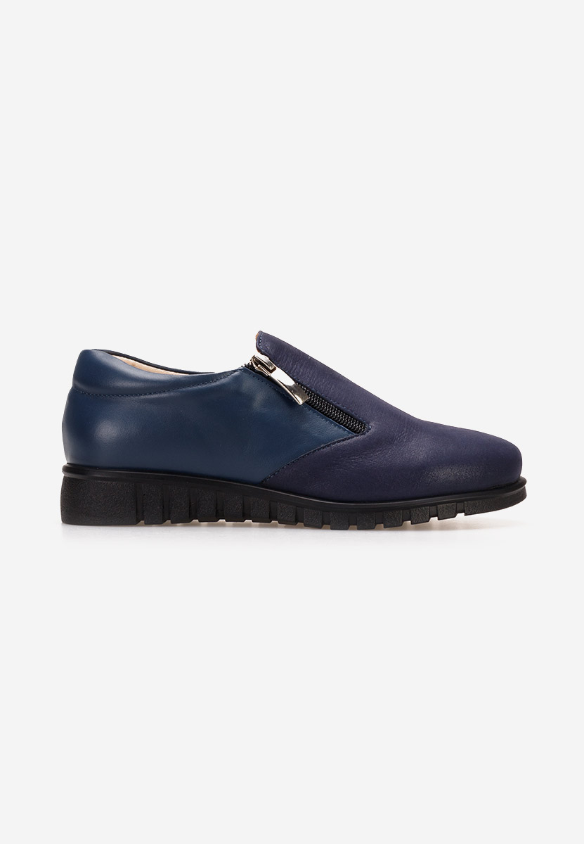 Pantofi casual dama piele Isola navy