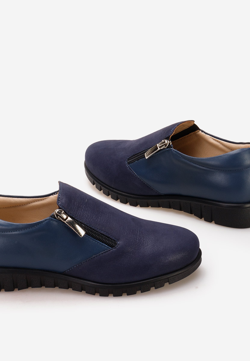 Pantofi casual dama piele Isola navy