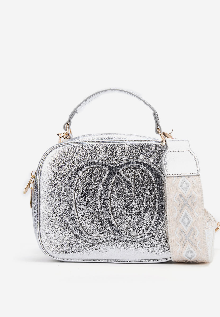 Geanta Crossbody Julisa argintie