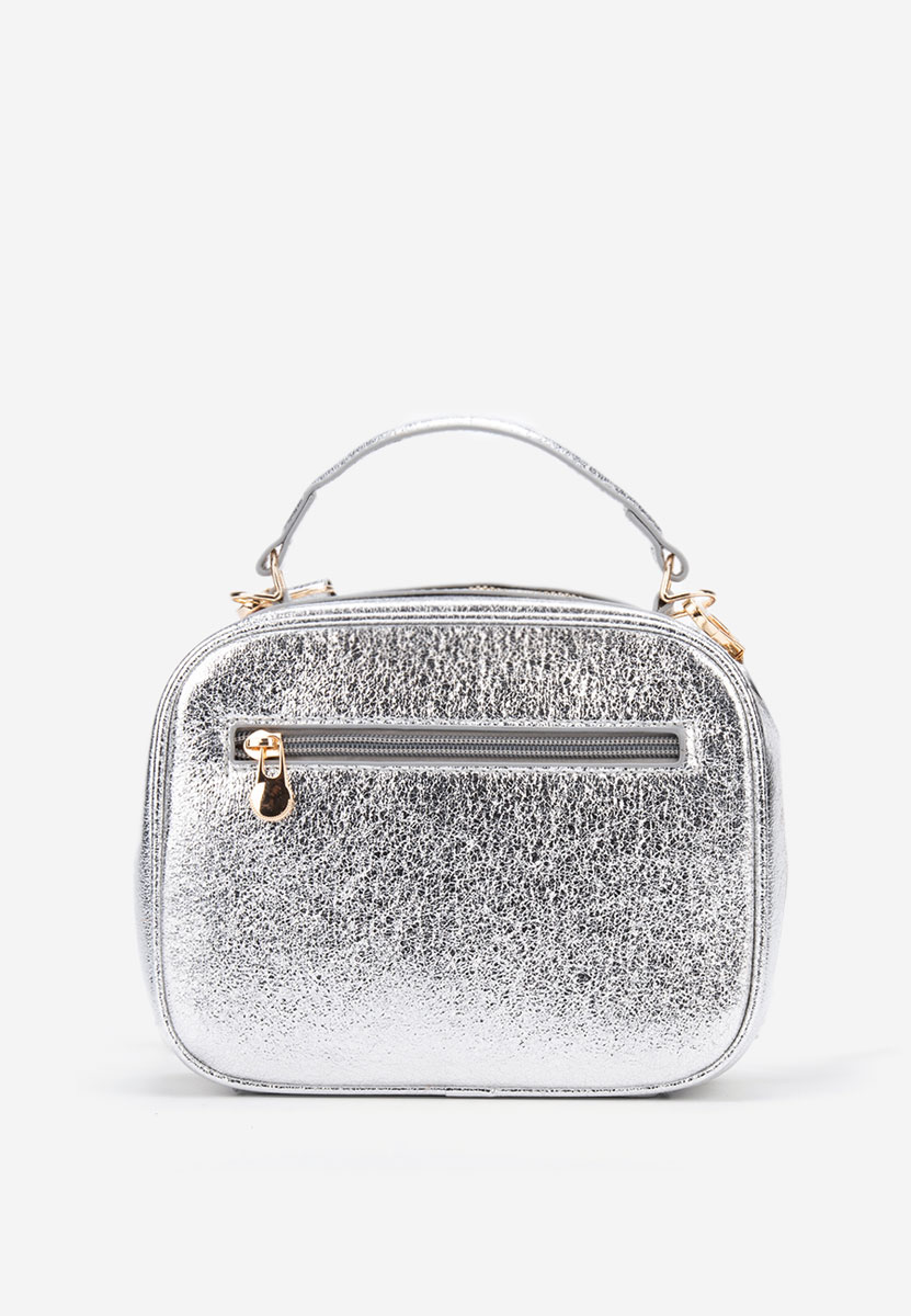 Geanta Crossbody Julisa argintie