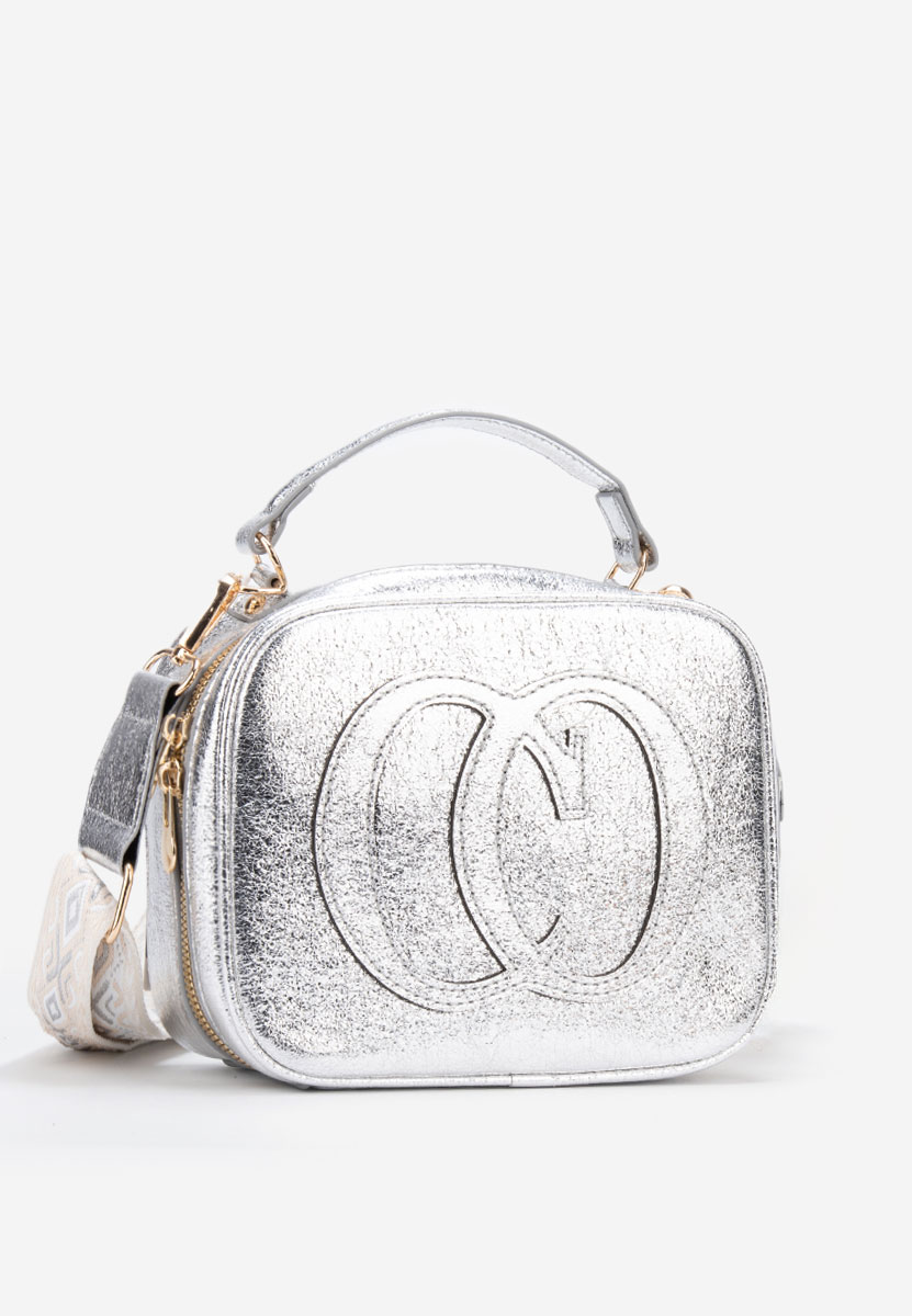 Geanta Crossbody Julisa argintie