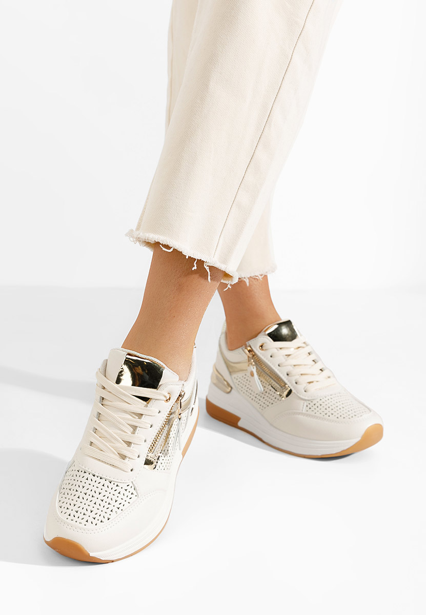 Sneakers cu platforma Narola bej