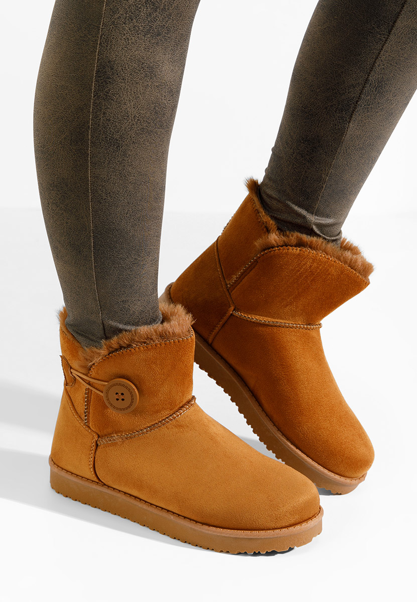 Cizme tip ugg Troyes V3 camel